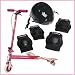 Razor Powerwing Sweet Pea Scooter with Child Helmet and Pad Set Bundle