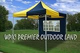 10x10 Pop up 4 Wall Canopy Party Tent Gazebo Ez Yellow/purple