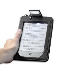 Acase(TM) Kindle PaperWHite and Kindle Touch Reading Book Light Leather Case (Black)