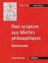 Post-scriptum aux Miettes philosophiques, Kierkegaard