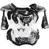 Fox Racing R3 Men's Roost Deflector Motocross Motorcycle Body Armor - Color: Black, Size: Small