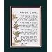"The One I Love" Touching 8x10 Poem, Double-matted In Dark Green/Burgundy, And Enhanced With Watercolor Graphics.