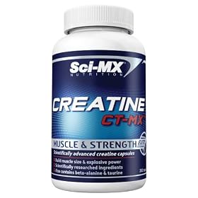 Sci-MX Nutrition Creatine CT-MX Muscle and Strength Capsules - Tub of 160
