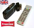 SCART FREEVIEW RECEIVER RECORDER DIGITAL TV TUNER SET TOP BOX, USB SD MEMORY CARD READER