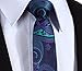 SetSense Men's Floral Paisley Jacquard Woven Tie Necktie Set