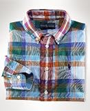 Ralph Lauren Kids Shirt, Little Boys Madras Plaid Blake