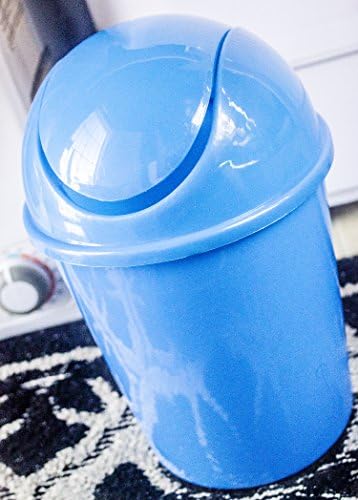 Keepitclean Small Trash Can with Lid - Ideal for Office Bathroom Bedroom - Perfect for Adults or Teens ( Assorted Colors)