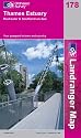 Thames Estuary, Rochester and Southend-on-Sea (Landranger Maps)