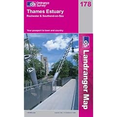 Thames Estuary, Rochester and Southend-on-Sea (Landranger Maps)