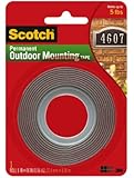 Scotch Exterior Mounting Tape, 1-Inch by 60-Inch