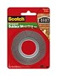 Scotch Exterior Mounting Tape, 1-Inch by 60-Inch