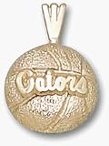Florida Gators 'Gators Volleyball' Pendant - 14KT Gold Jewelry