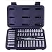 Advanced Tool Design Model  ATD-1200  44 Piece 1/4" Drive Chrome Socket Set, SAE and Metric In Blow Molded Case
