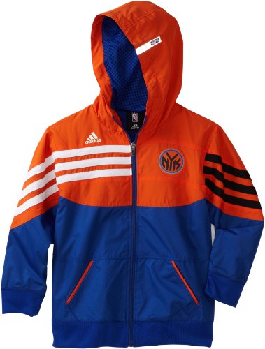 NBA Youth New York Knicks On Court Pre-Game Hoody - R289Nukn (Blue, X-Large)