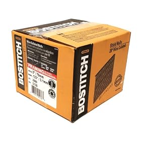 Bostitch S10D Clipped Head 3-Inch by .120-Inch by 28 Degree Wire Collated Framing Nail (2,000 per Box)