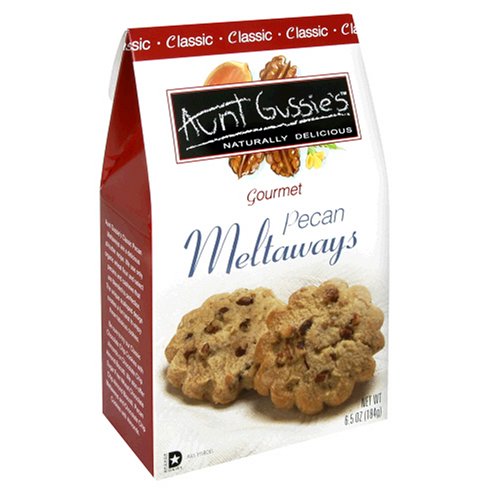 Aunt Gussie's Classic Pecan Meltaways, 6.5-Ounce Stand-Up Box (Pack of 5) by Sugar-Free Candy