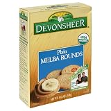 Devonsheer Large Plain Melba Rounds, 5.25-Ounce Boxes (Pack of 12)