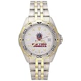 LogoArt New York Rangers Men's All-Star Stainless Steel Watch