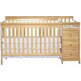Dream On Me 5 in 1 Brody Convertible Crib with Changer, Natural