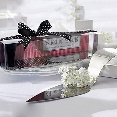 GONGXI Slice of SGONGXIle Stainless Steel High Heel Cake Server