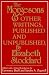 Books : The Morgesons and Other Writings: Published and Unpublished