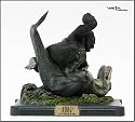 King Kong vs. T-Rex Sammlerfigur (streng limitiert, exklusiv bei Amazon)