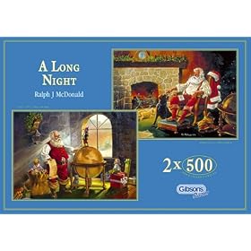 Gibsons puzzle - A Long Night 500 pieces x 2