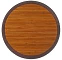 Anji Mountain Bamboo Rug Co. AMB0031070R Contemporary Chocolate 7 Foot Round