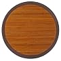 Anji Mountain Bamboo Rug Co. AMB0031070R Contemporary Chocolate 7 Foot Round