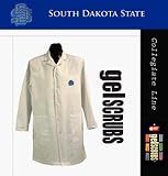 South Dakota State Jackrabbits Long Lab Coat from GelScrubs - B000BJIVOW
