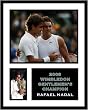 Rafael Nadal 2008 Wimbledon Framed 8x10 Photograph vs Roger Federer Hugging Milestone