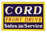 Cord Sales and Service Reproduction Vintage Sign