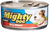 Mighty Dog Classic Beef Dinner, 5.5-Ounce Cans (Pack of 24)