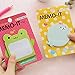 KitMax (TM) Pack of 12 Sets Cute Animals Shaped Sticky Notes Gift for Students Children, Style May Vary
