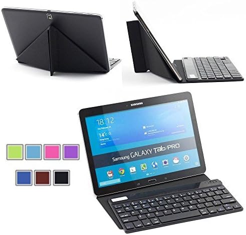 Generic Ultrathin (4mm) Wireless Bluetooth Keyboard With a Transformers Stand case for Android Tablet/Phone Samsung Galaxy Tab / Samsung Galaxy Note / Google Nexus 7 /Asus MeMO Pad / Sony Xperia Z2 (2014) 10.1 inch / Other Android Devices/Alldaymall/Dragon Touch/NeuTab...)Black
