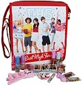 HIGH SCHOOL MUSICAL 3 COSMETIC BAG, CONTAINS  3 LIP TUBES, 4 LIP GLOSSES, 1 LIP COMPACT, 3 NAIL VARNISHIS, 1 NAIL FILE, 1 TOE SPARATOR, & 1 PIN