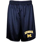Michigan Wolverines Navy Blue Mesh Practice Shorts