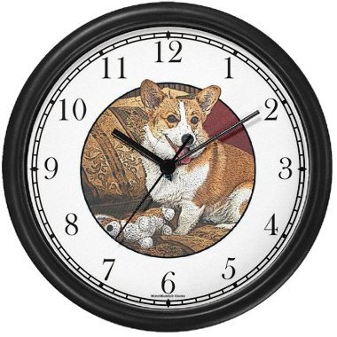 Pembroke Welsh Corgi Wall (Black Frame)