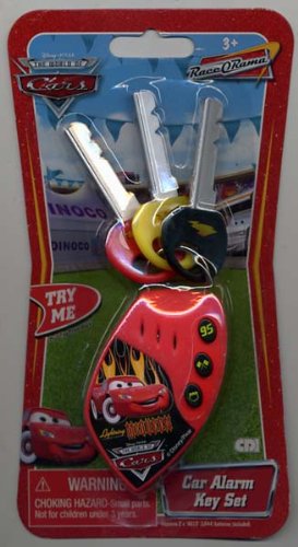 Disney Pixar Cars Lightning McQueen Car Alarm Key Set