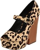 Steven by Steve Madden Women's Nockoutl Platform Pump,Leopard,10 M US