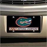 Florida Gators 2006 BCS National Champions Black Acrylic Gator Head License Plate