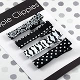 Hippie Clippies No Slip Hair Clips (Funky Zebra)