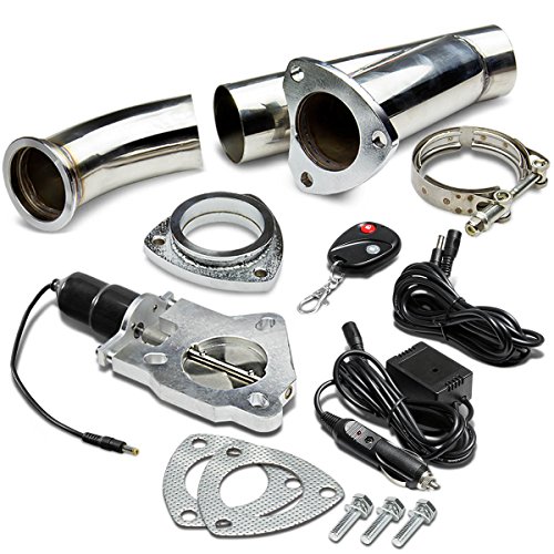 DNA Motoring EXCO-225+EXCO-RM Electric Exhaust Cutout Valve System Kit