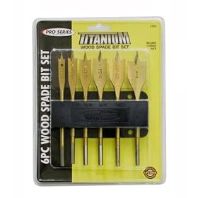 KR Tools 65666 Pro Series 6-Pieces Spade Drill Set by KR Tools
