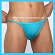 Groovin' String Bikini Brief - Blue