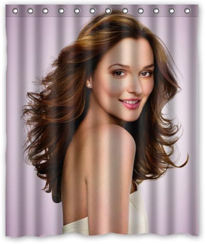 Gossip Girl Blair Waldorf Leighton Meester Custom Waterproof Shower Curtain 60x72 Inch Bath Curtains