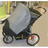 Sashas Sun, Wind and Insect Cover for Baby Trend Navigator Double Swivel Wheel Jogger