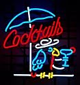 Cocktails Parrot Neon Sign