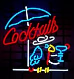 On The Edge 260019 Cocktails Parrot Neon Sign