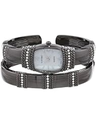 Ellen Tracy Womens ET5045GU Gun Metal Bracelet Watch